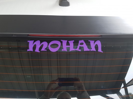 vinyl lettering decal