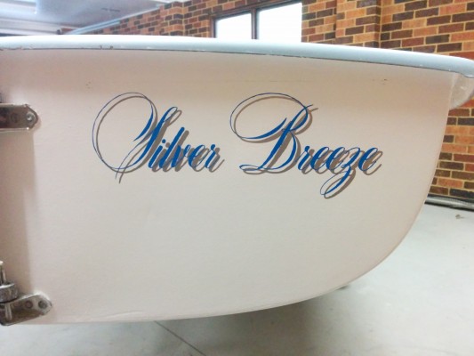 vinyl lettering decal